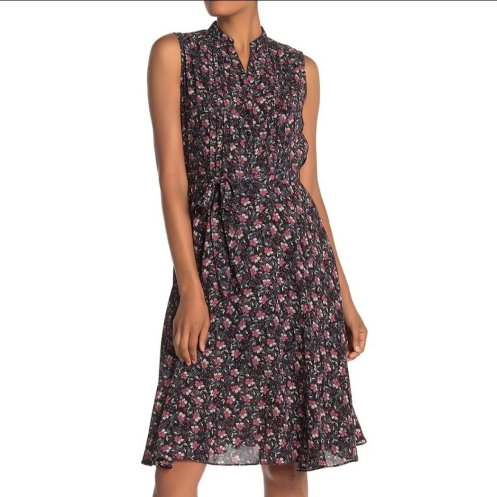 "Nanette Lepore" Sleeveless Floral Print Dress